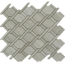 Special Design Natural Stone Travertine Basketweave Mosaic Tile